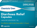 Chemist’s Own Diarrhoea Relief Capsules 20