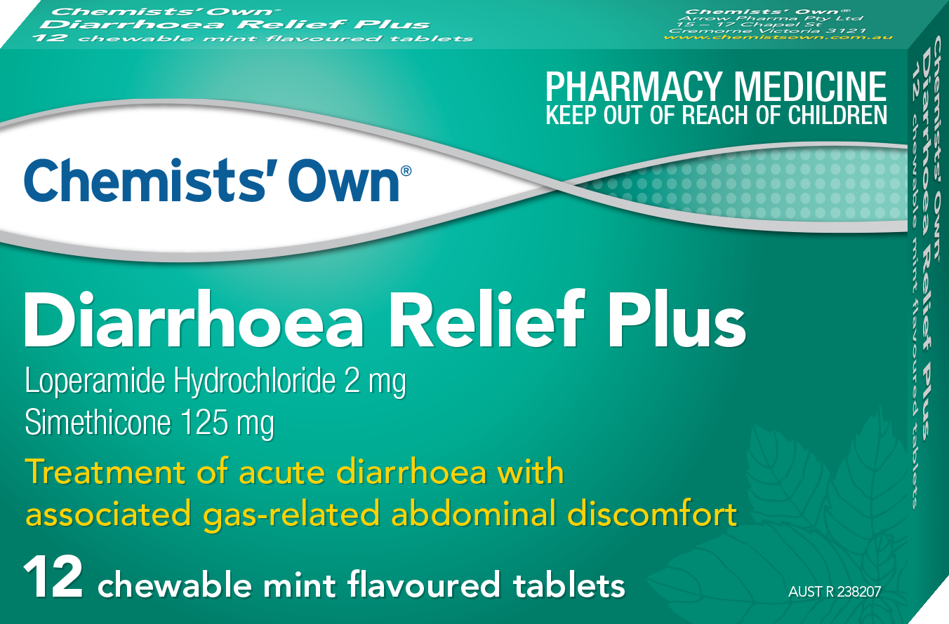 CO Diarrhoea Relief Plus Tablets 12