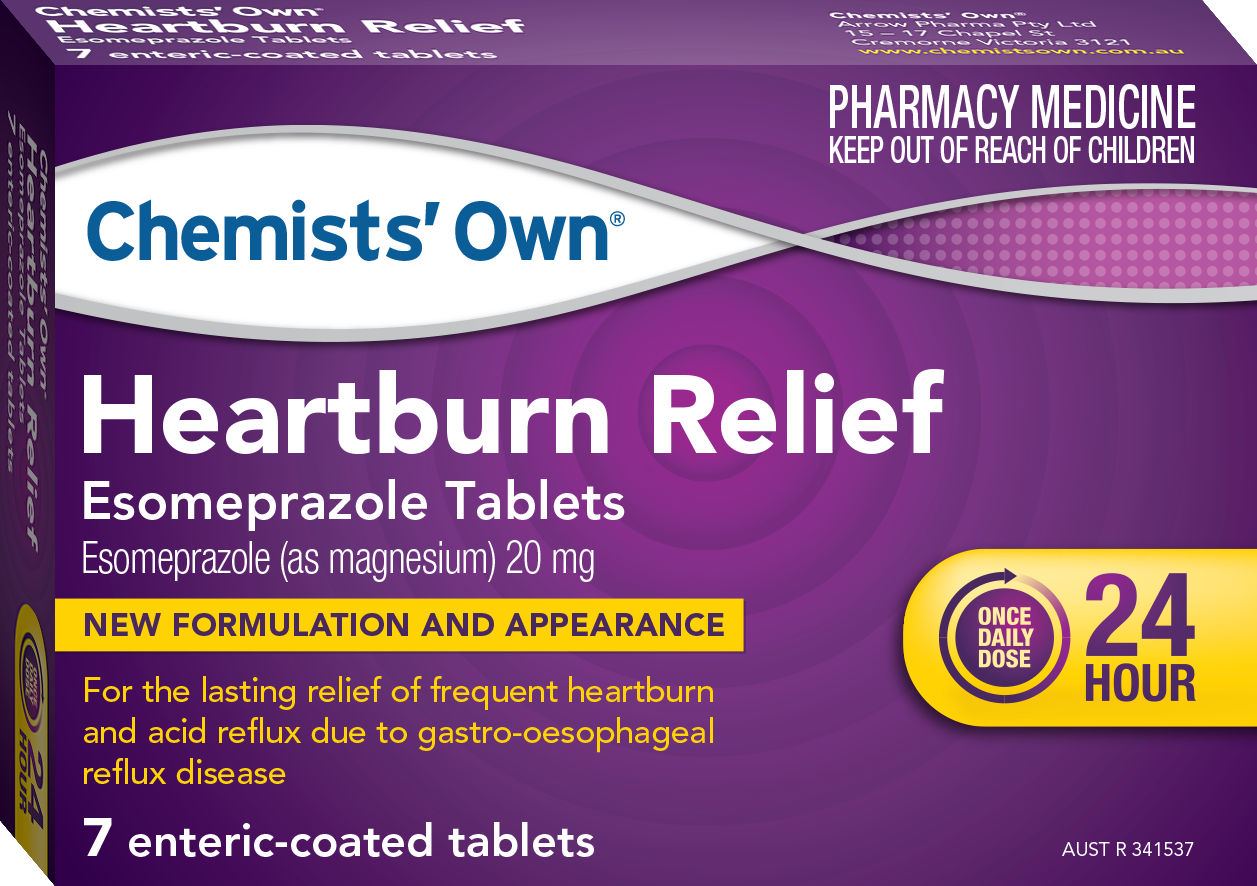 CO Heartburn Relief Esomeprazole Tablets 20mg 7