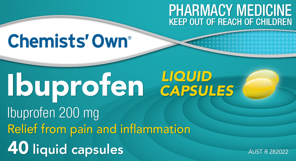 CO Ibuprofen Liquid Caps 200mg 40