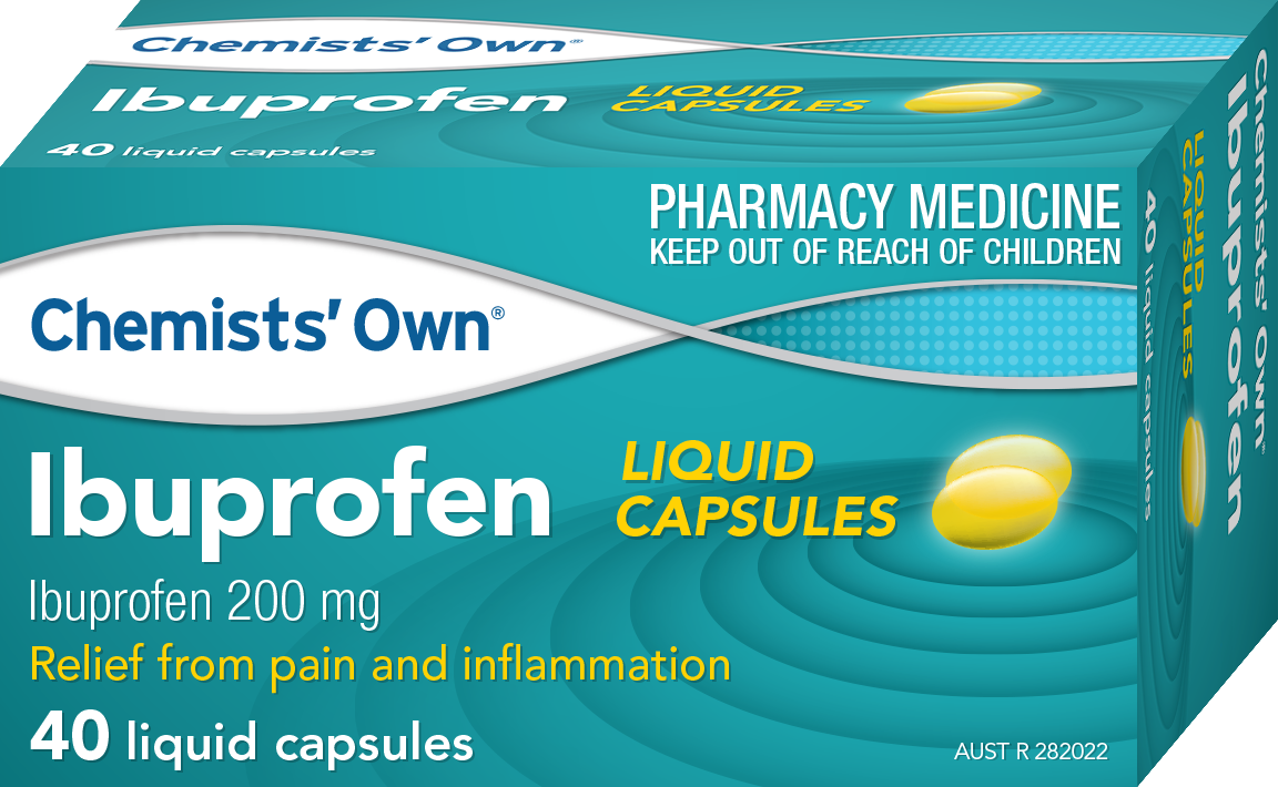 CO Ibuprofen Liquid Caps 200mg 40