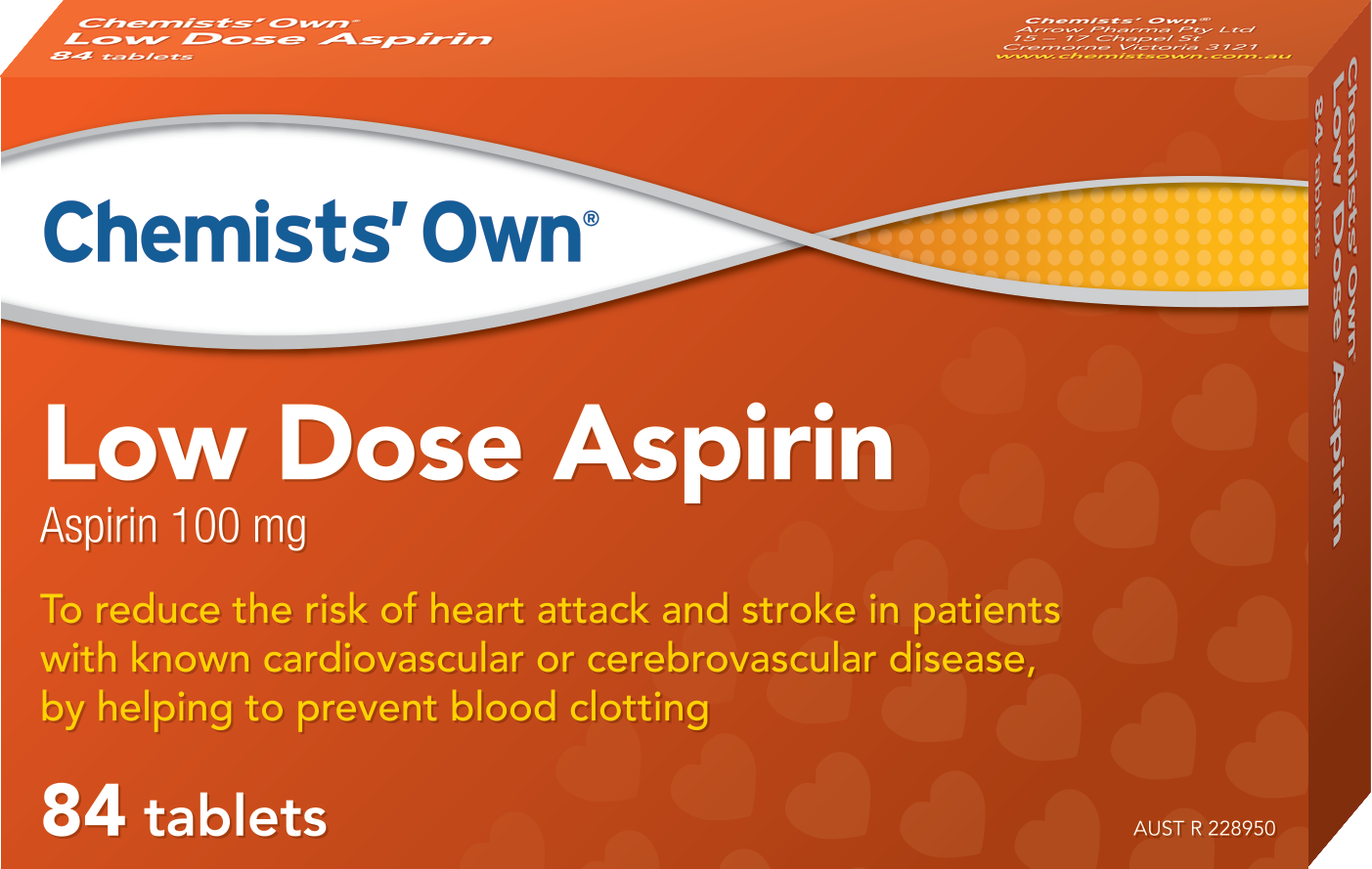 CO Low Dose Aspirin Tablets 84