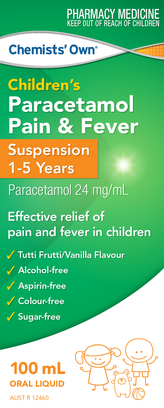 CO Children's Paracetamol 1- 5 Yrs Susp 100mL