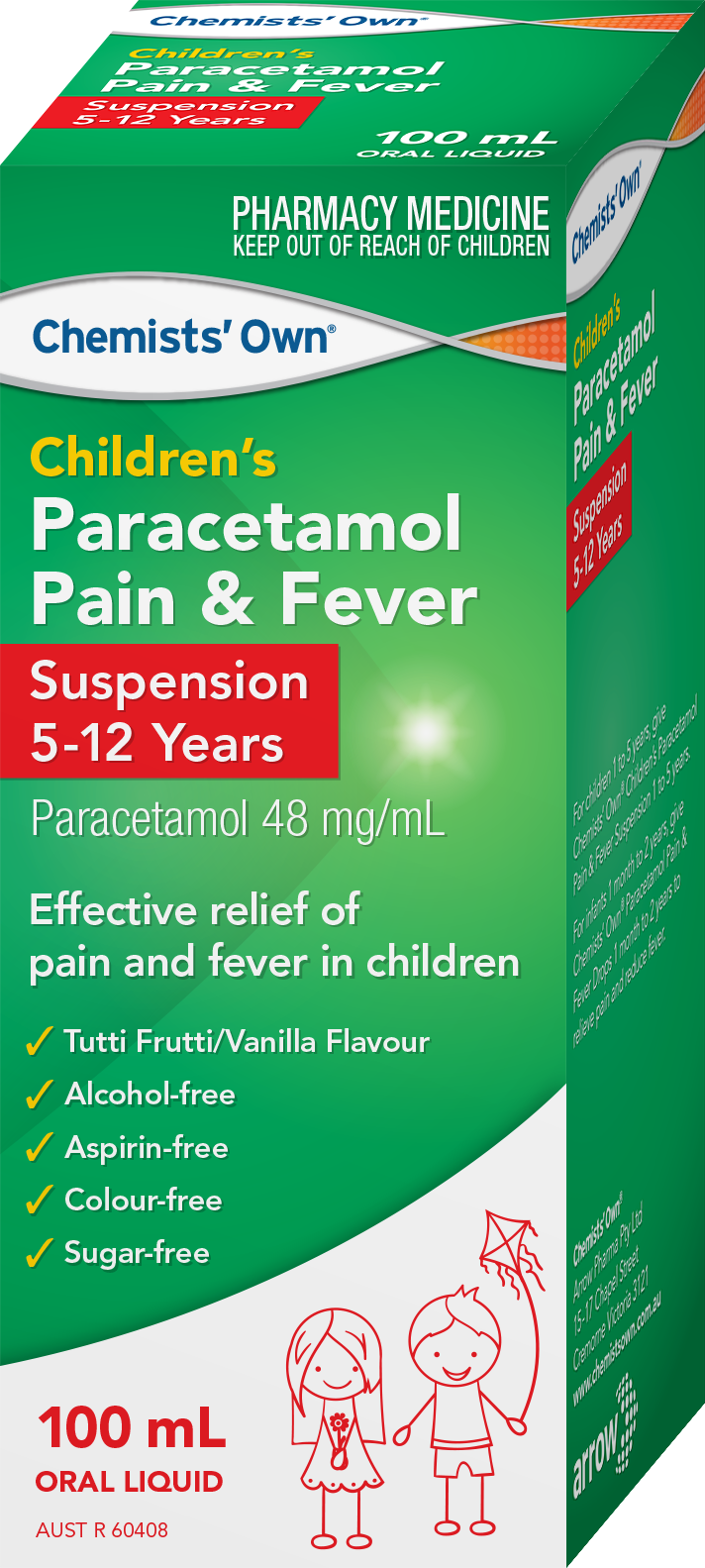 CO Children's Paracetamol 5-12 Yrs Susp 100mL