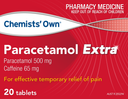 Chemist’s Own Paracetamol Extra Tablets 20