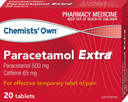 Chemist’s Own Paracetamol Extra Tablets 20