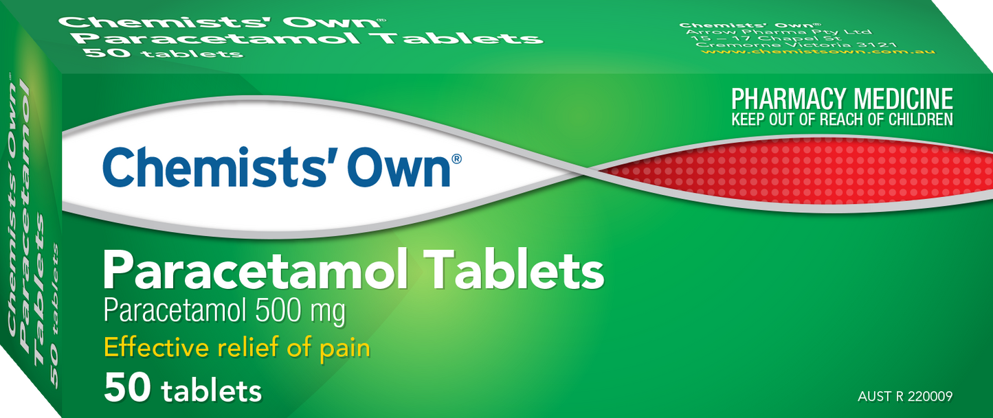 CO Paracetamol Tablets 50