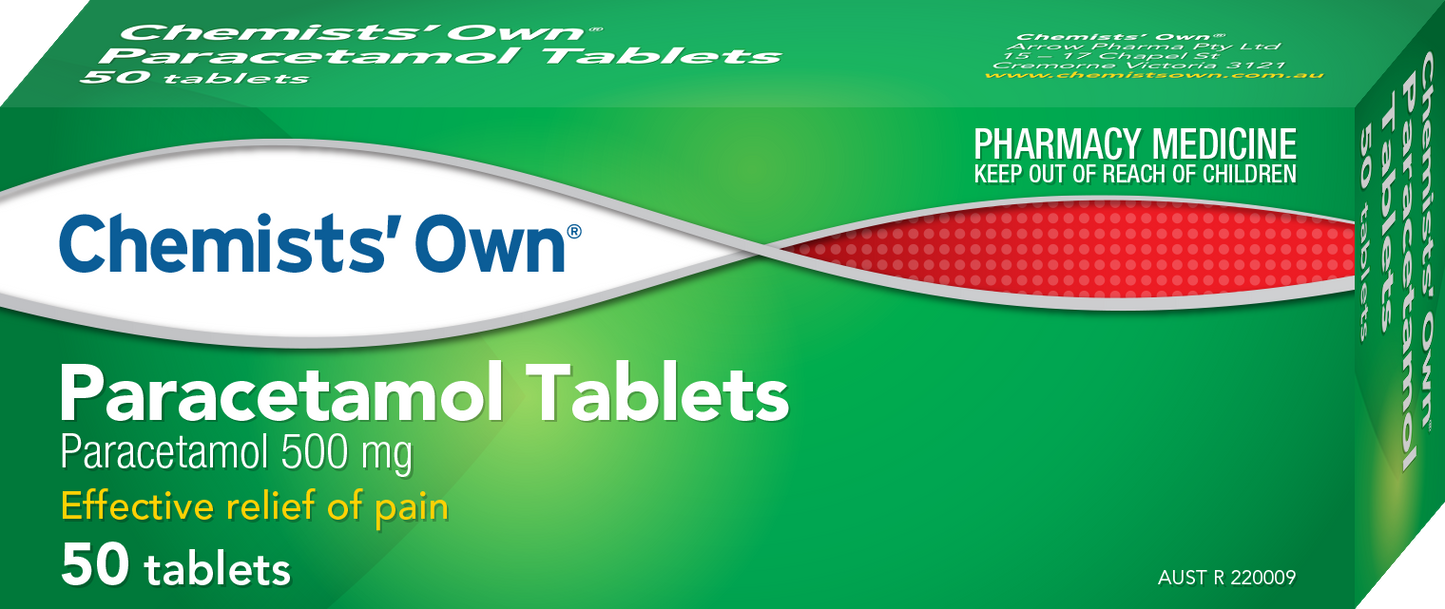 CO Paracetamol Tablets 50