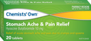 Chemist’s Own Stomach Ache & Pain Relief Tab 10mg 20
