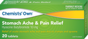 Chemist’s Own Stomach Ache & Pain Relief Tab 10mg 20