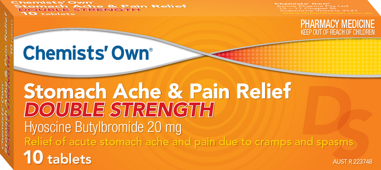 CO Stomach Ache & Pain Double Strength Tablets 10