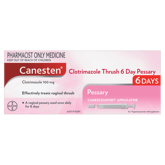 Canesten 6 Day Thrush Treatment Pessary