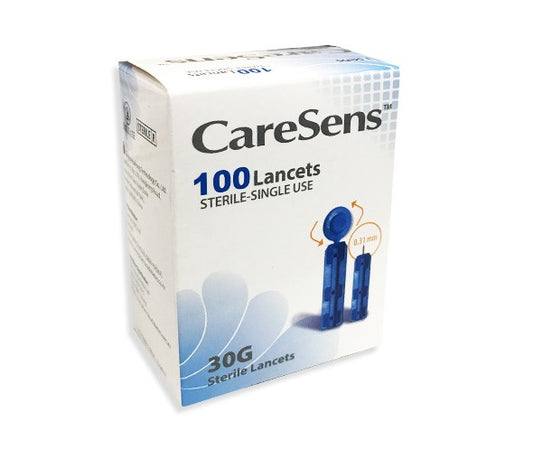 CareSens Lancets 30 Gauge Box of 100