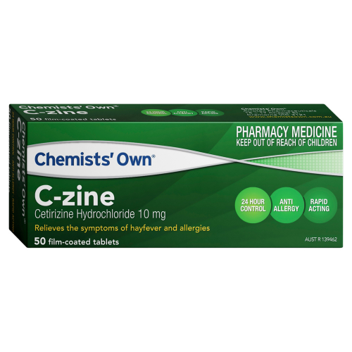 Chemists' Own C-Zine 10mg 50 Tablets