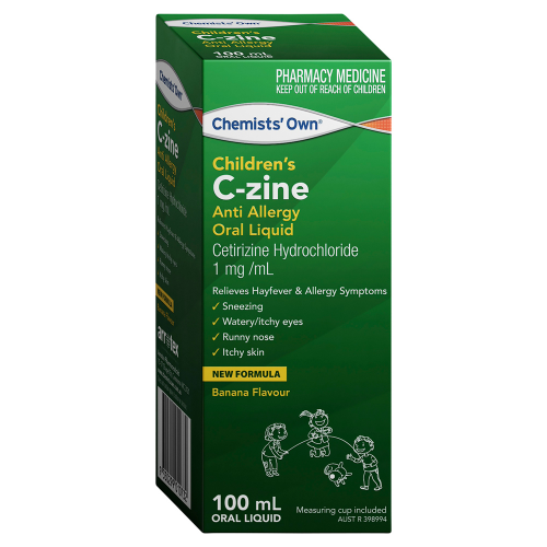 Chemists' Own Childrens C-Zine Liquid Bottle 100mL