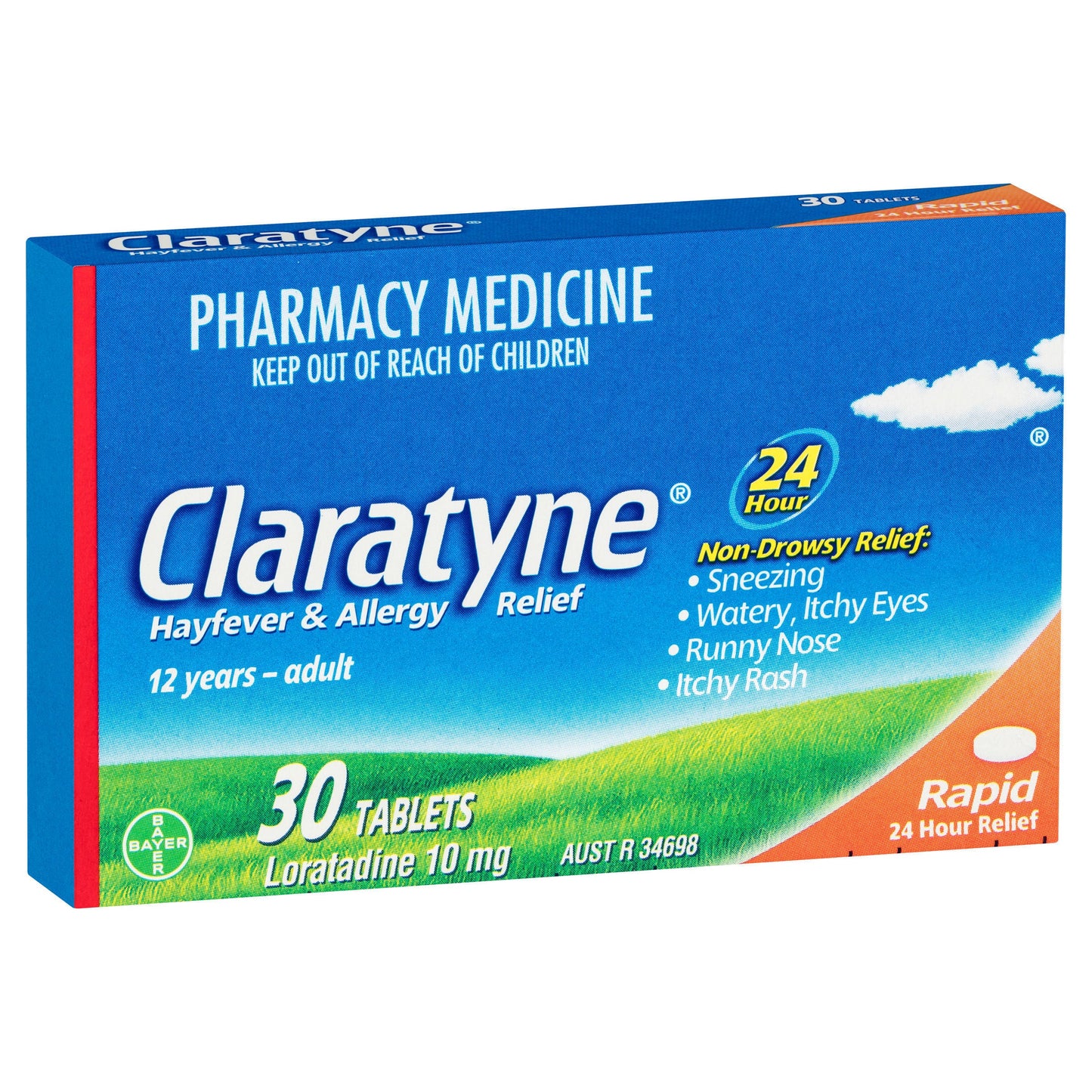 Claratyne Hayfever & Allergy Relief Antihistamine Tablets 30 pack