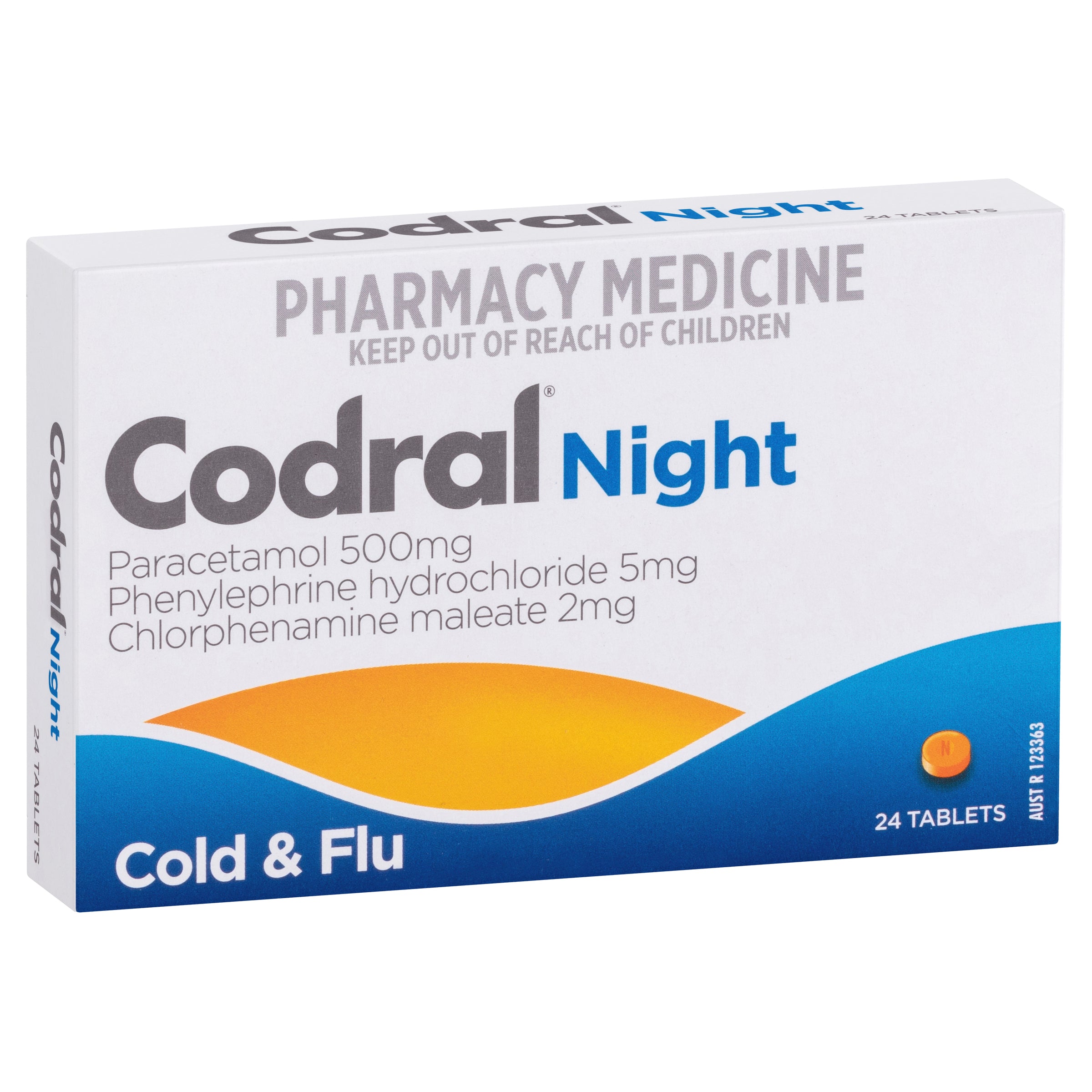 Codral Night Cold & Flu 24 Tablets – HealthEZ Pharmacy