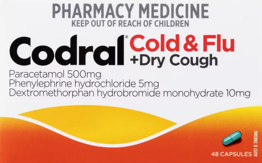 Codral Cold & Flu + Dry Cough 48 Capsules