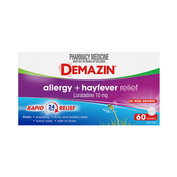 Demazin Alrgy & Hayfever Tablets 60