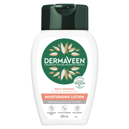 DermaVeen Daily Nourish Moisturising Lotion 250mL