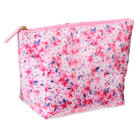 FEMME BEAUTE Large Pouch Pink Floral