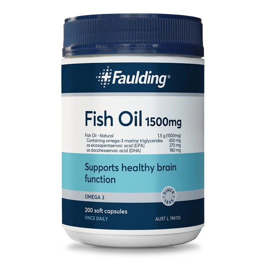 Faulding® Fish Oil 1500mg 200 capsules