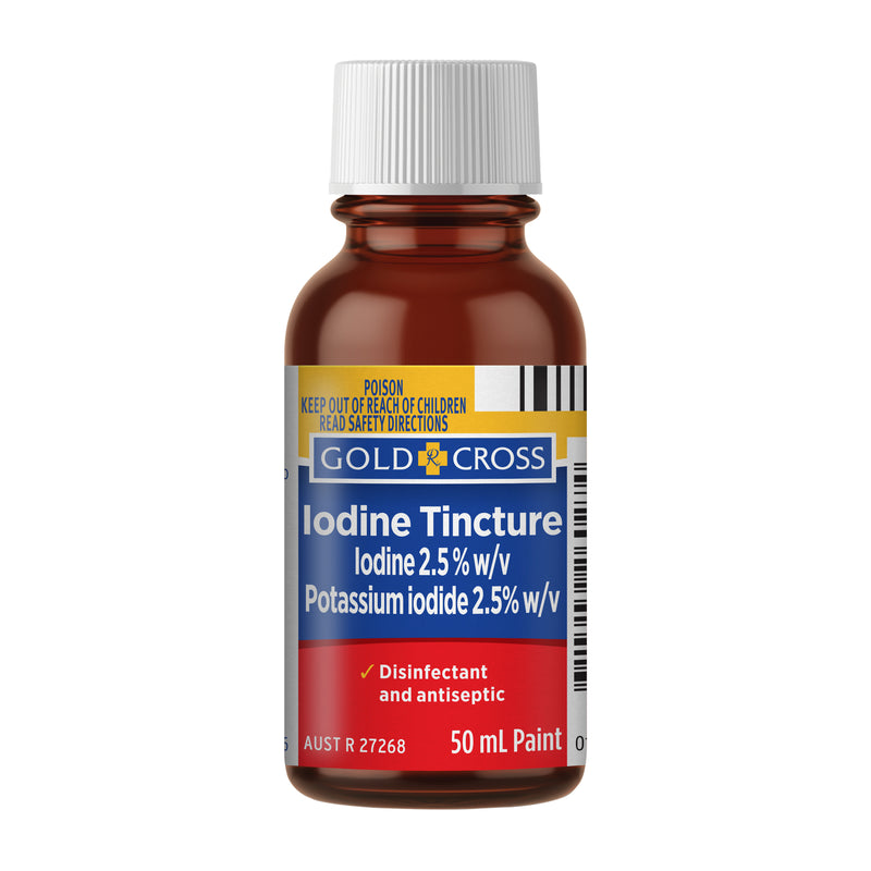 Gold Cross Iodine Tincture Solution 50ml