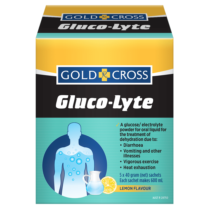 GoldX Gluco-Lyte Oral Sachets 40g x5