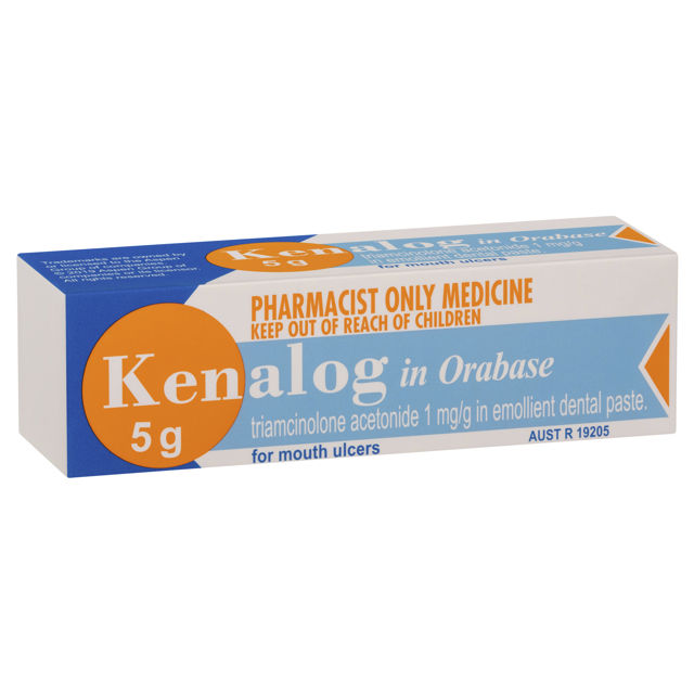 Kenalog in Orabase for Mouth Ulcers 5g - Triamcinolone