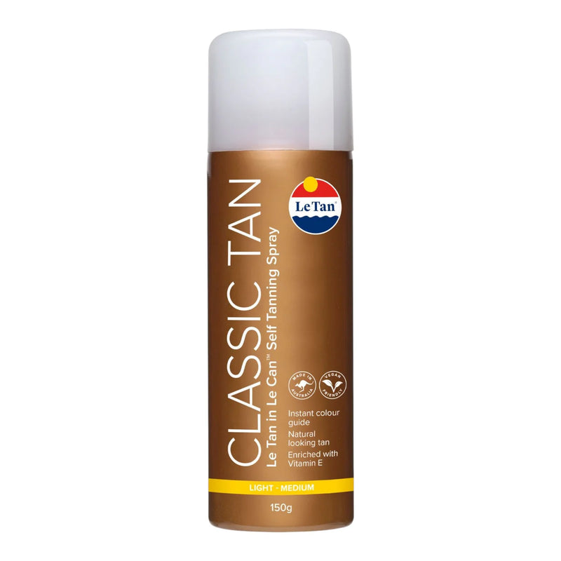 Le Tan in a Can Bronze Self-Tanning Spray Light to Medium 150g