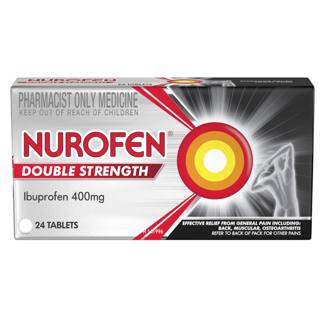 Nurofen Double Strength Pain and Inflammation Relief 400mg Tablets 24 - Ibuprofen