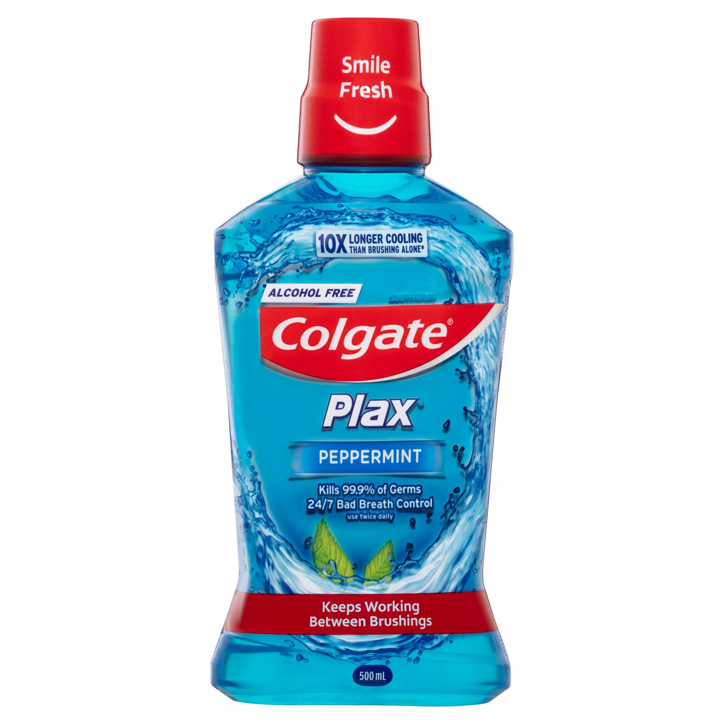 Colgate Plax Fresh Breath Peppermint Mouthwash 500ml