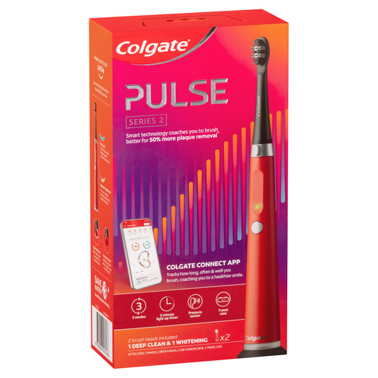 Colgate Pulse 2 Deep Clean & Whitening Toothbrush 1pk