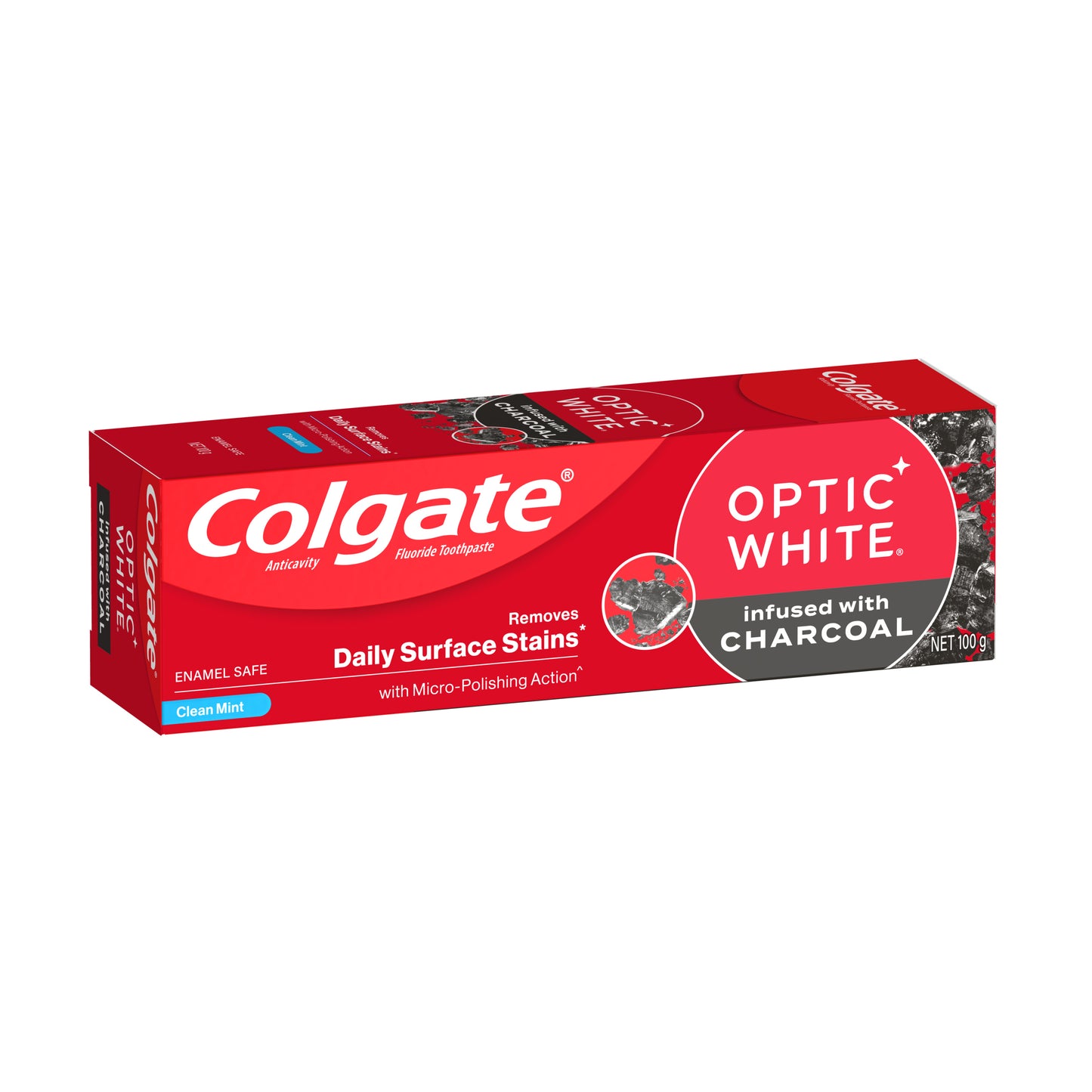 Colgate Optic White Charcoal Toothpaste 100g x12
