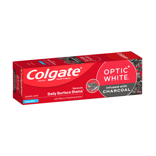 Colgate Optic White Charcoal Toothpaste 100g x12