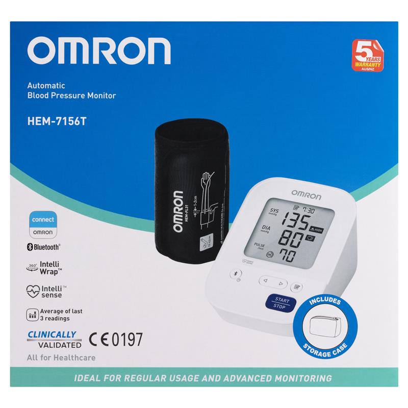 Omron Blood Pressure Monitor HEM-7156T