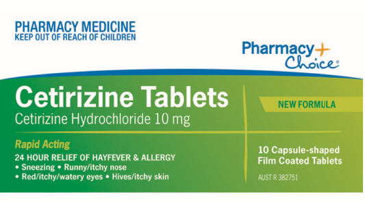 Pharmacy Choice Cetirizine H/Fvr&AllergyRlf 10NF