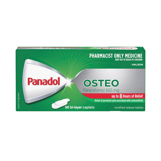 Panadol Osteo Pain Relief 665mg Caplets 96 - Paracetamol