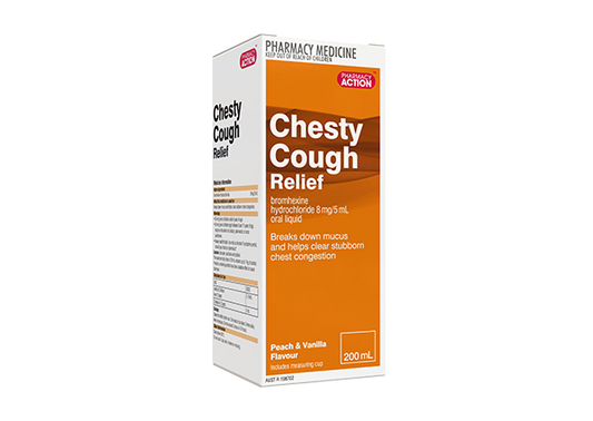 Pharmacy Action Chesty Cough Relief Syrup 200mL