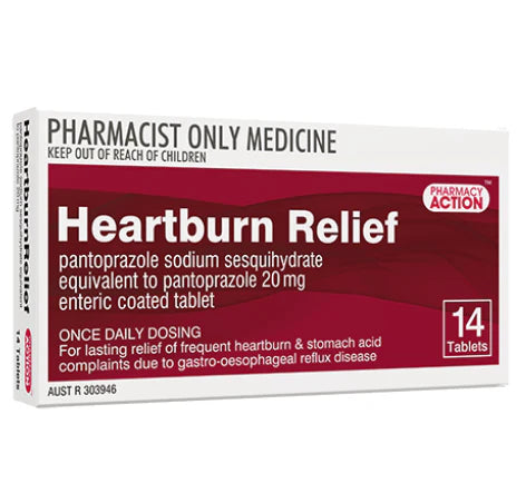 Pharmacy Action 24Hr Heartburn Relief Tablets 14
