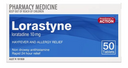 Pharmacy Action Lorastyne Loratadine 10mg Tablets 50