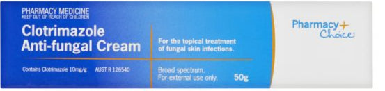 PharmacyChoice  Clotrimazole Anti-fungal Cream 50 g