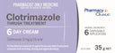 PharmacyChoice   Clotrimazole Thrush Treatment 6 Day Cream 35 g