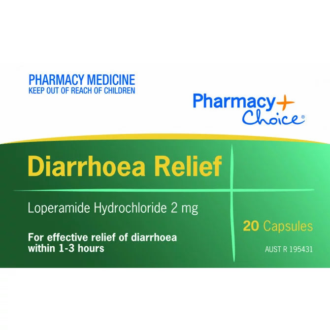 PharmacyChoice Diarrhoea Relief 20 Capsules