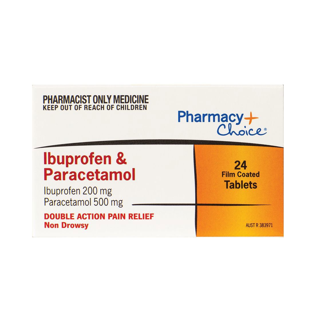 PharmacyChoice Ibuprofen & Paracetamol 24 Tablets