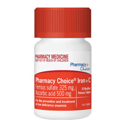 PharmacyChoice Iron + C 30 Modified Release Tablets