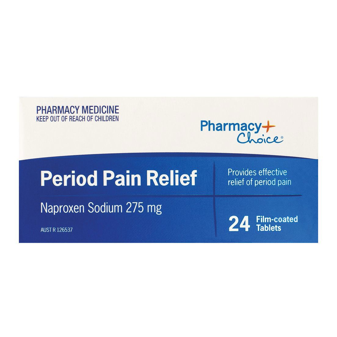 PharmacyChoice Period Pain Relief 24 Tablets