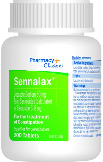 PharmacyChoice Sennalax 200 Tablets