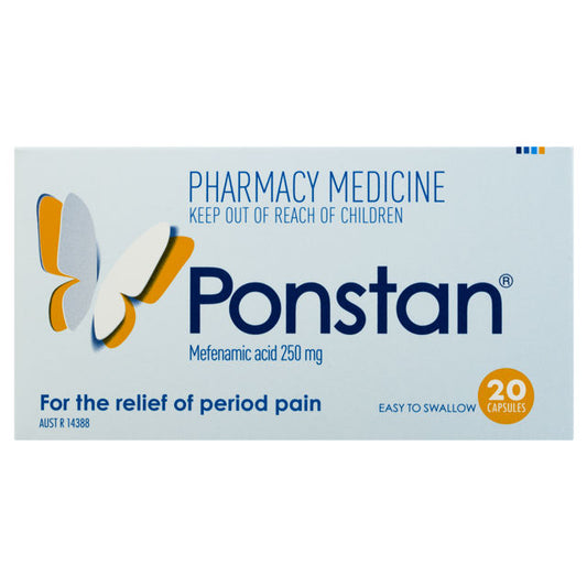 Ponstan 250mg 20 Capsules
