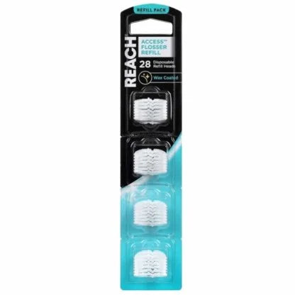 Reach Access Flosser Refill – 28 Disposable Refill Heads